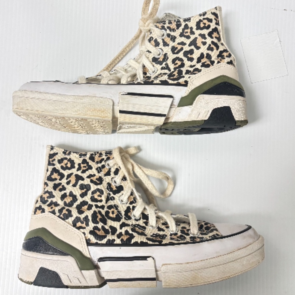 CONVERSE CHUCK TAYLOR HI-TOP - LEOPARD PRINT -LADIES - Picture 4 of 9